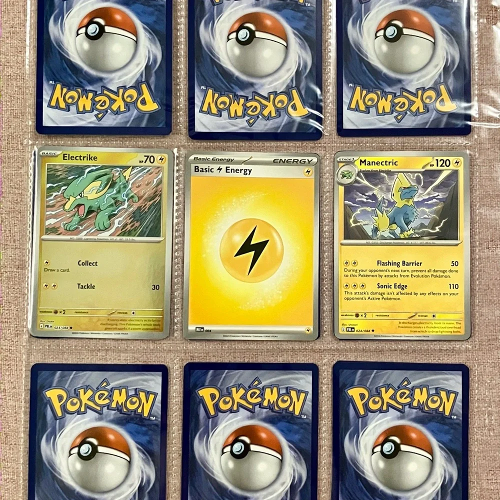 10x Mega Evolution Electric Type Pokémon Cards ⚡️